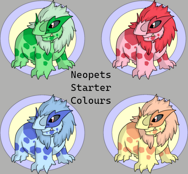 Neopets Starter Colours
